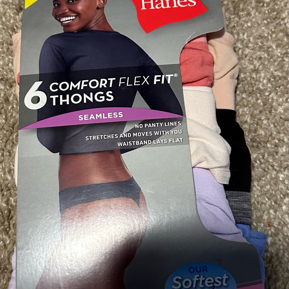 Hanes Seamless Thongs - Assorted Colors